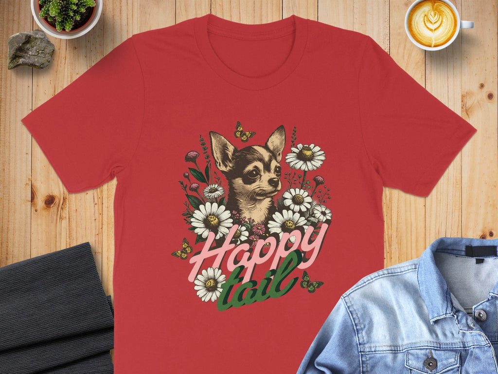 Happy Tail Dog Graphic Tee