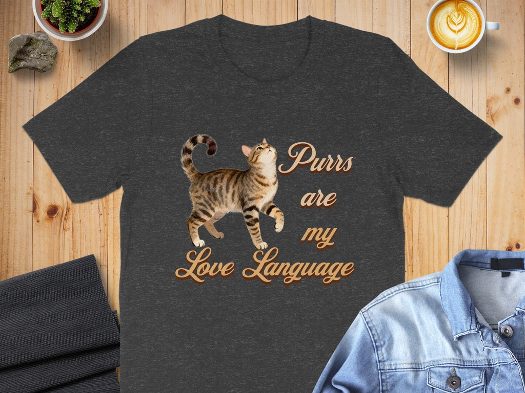 Purrs Are My Love Language Cute Cat Shirt