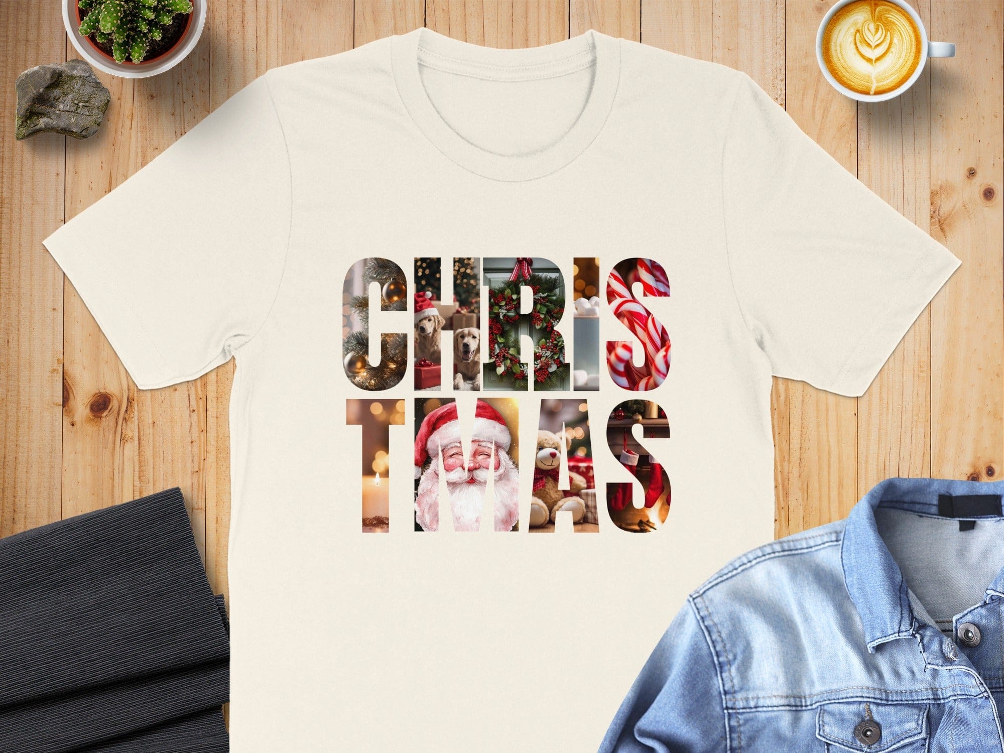Festive Christmas Design Premium Quality T-Shirt