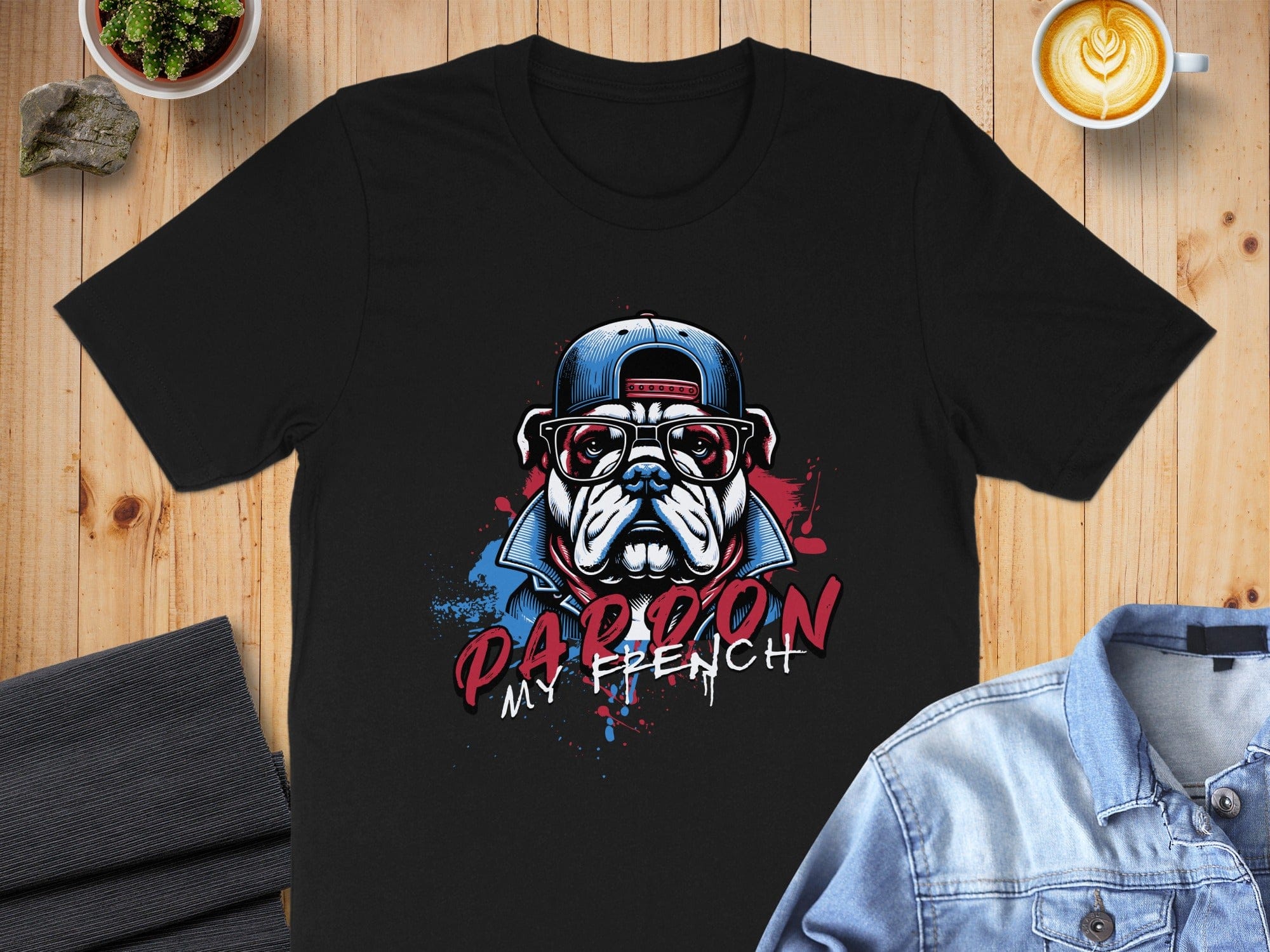 Pardon My French Bulldog Graphic T-shirt