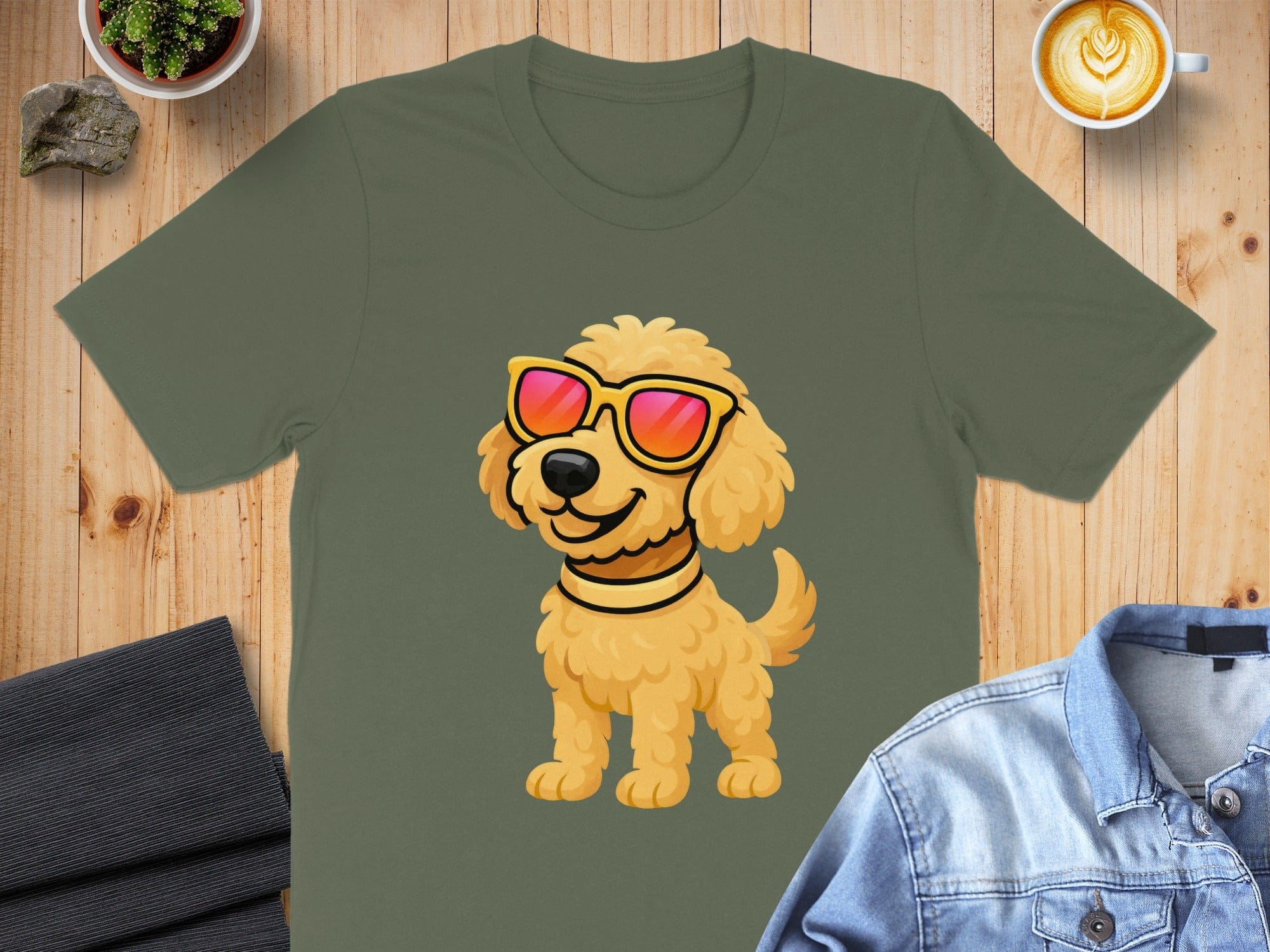 Cool Sunglasses-Wearing Dog T-Shirt for Stylish Looks