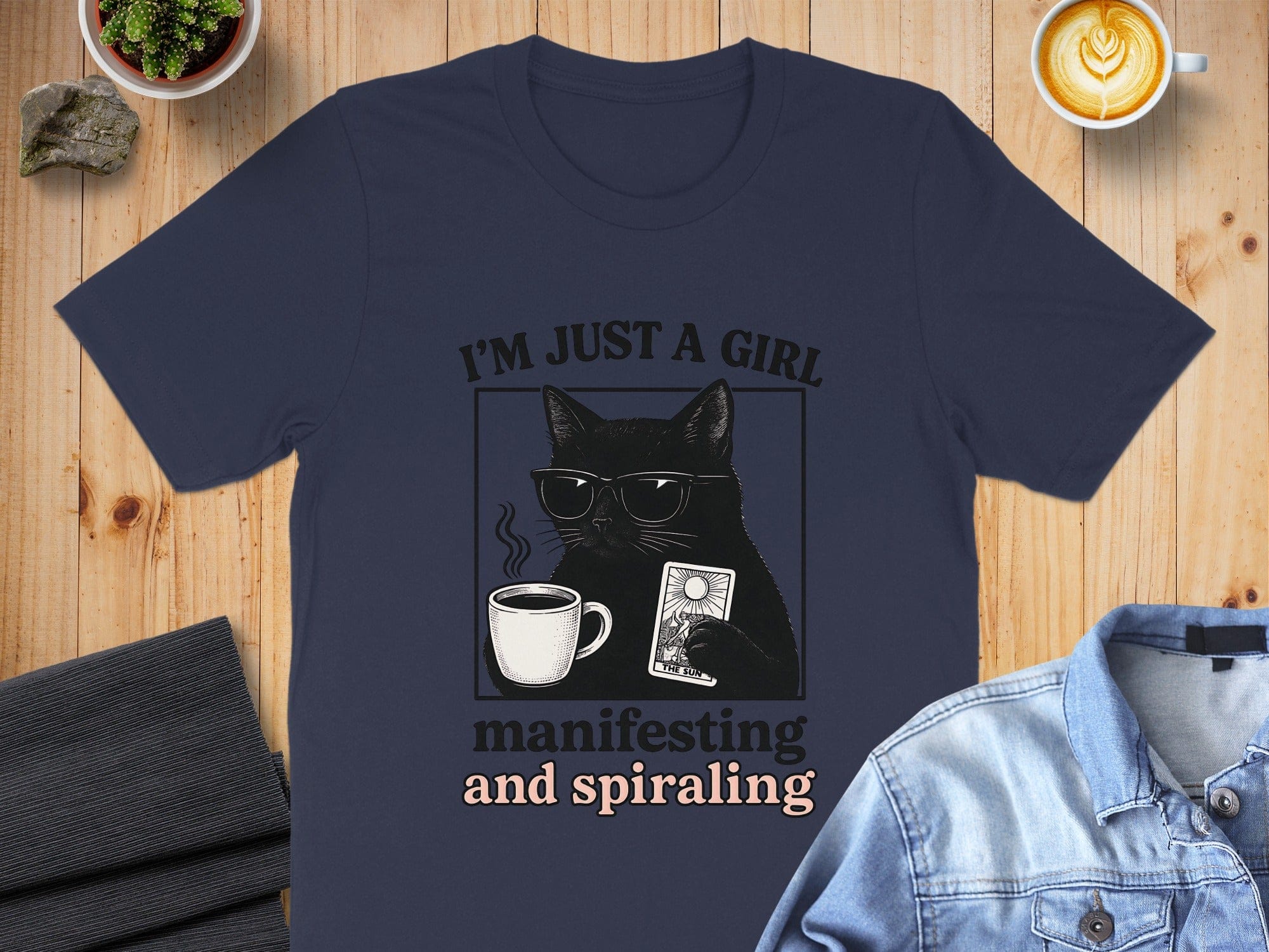 I'm Just a Girl Manifesting and Spiraling Shirt