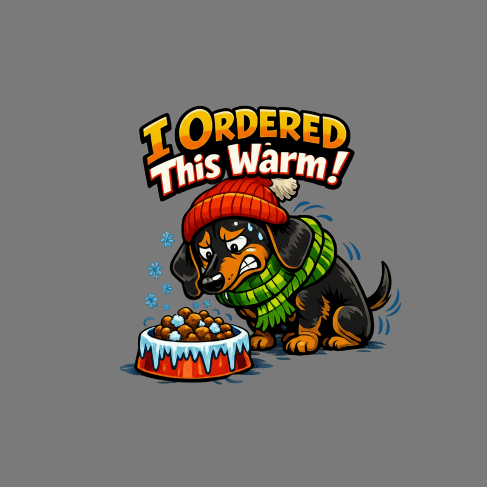I Ordered This Warm Chilly Dog Winter Humor Design