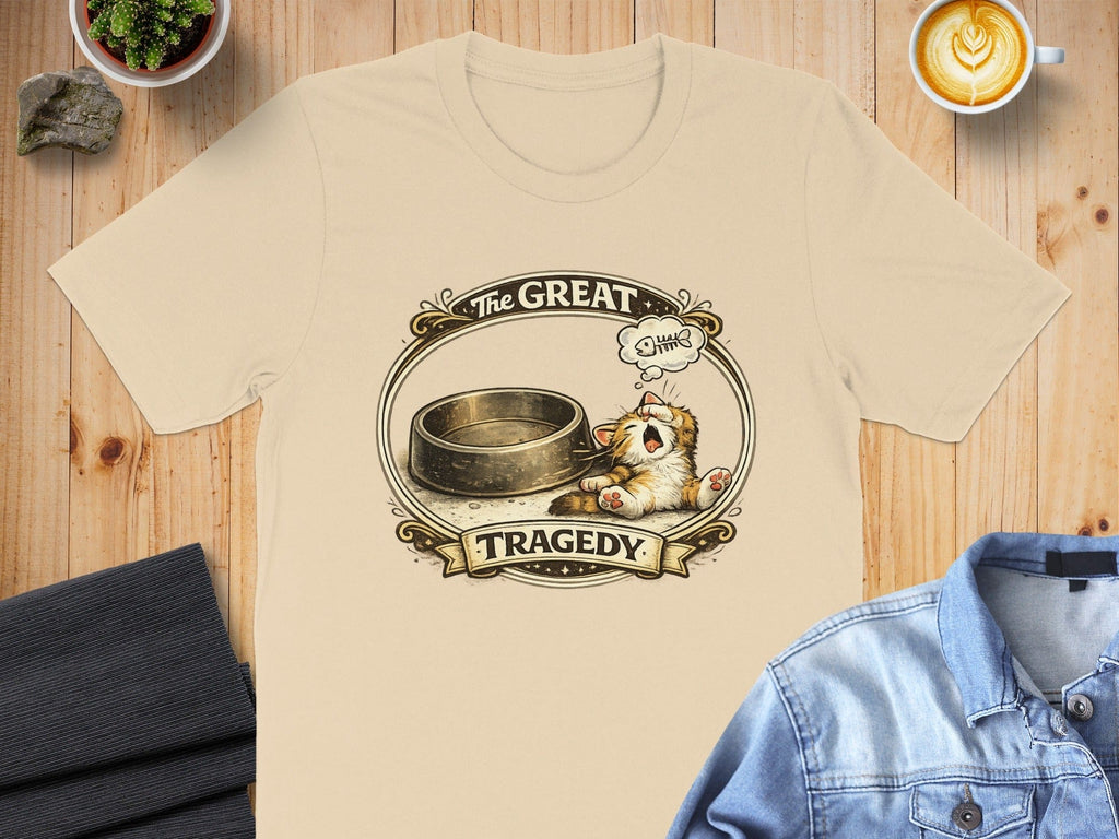 The Great Tragedy Cat Graphic Printed T-Shirt Product