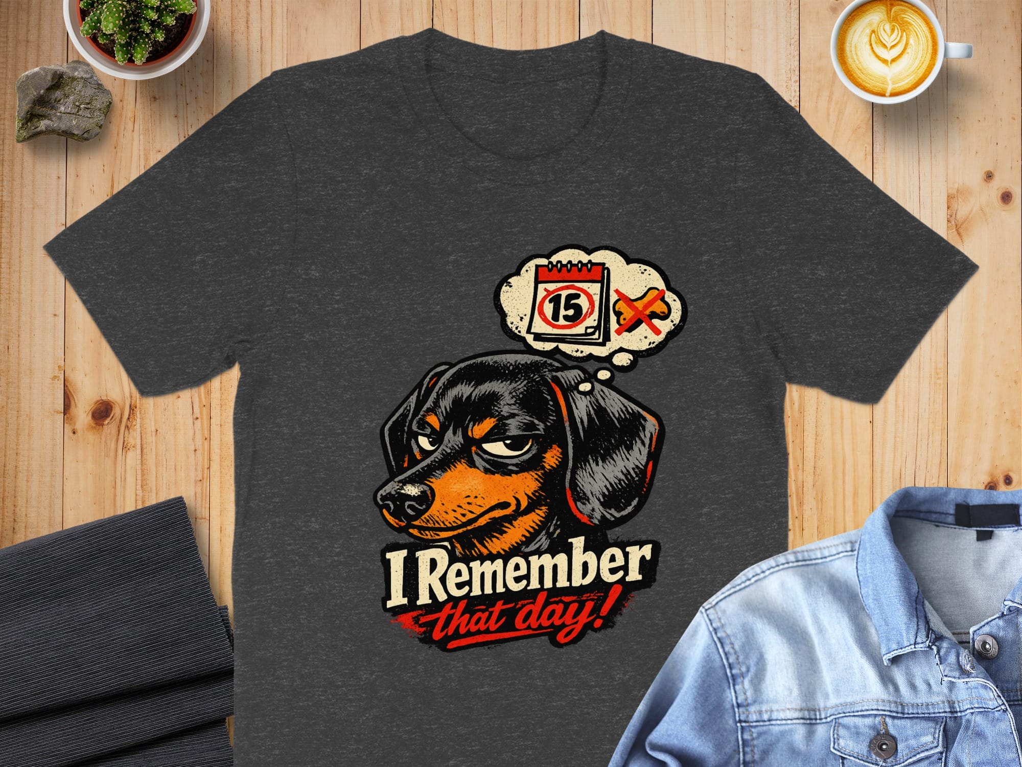 I Remember That Day Dachshund Graphic Tee Product
