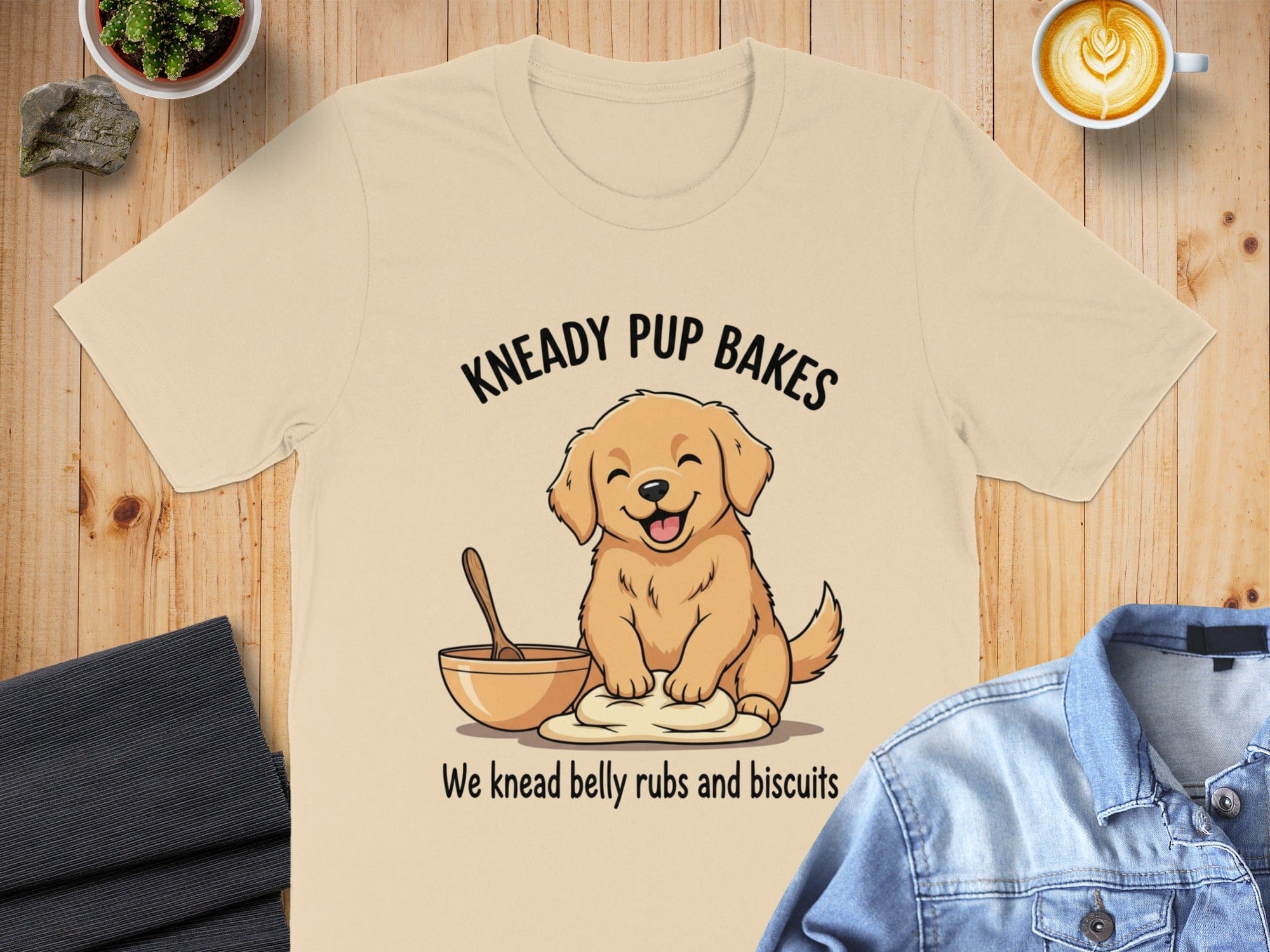 Kneady Pup Bakes We Knead Belly Rubs and Biscuits shirt