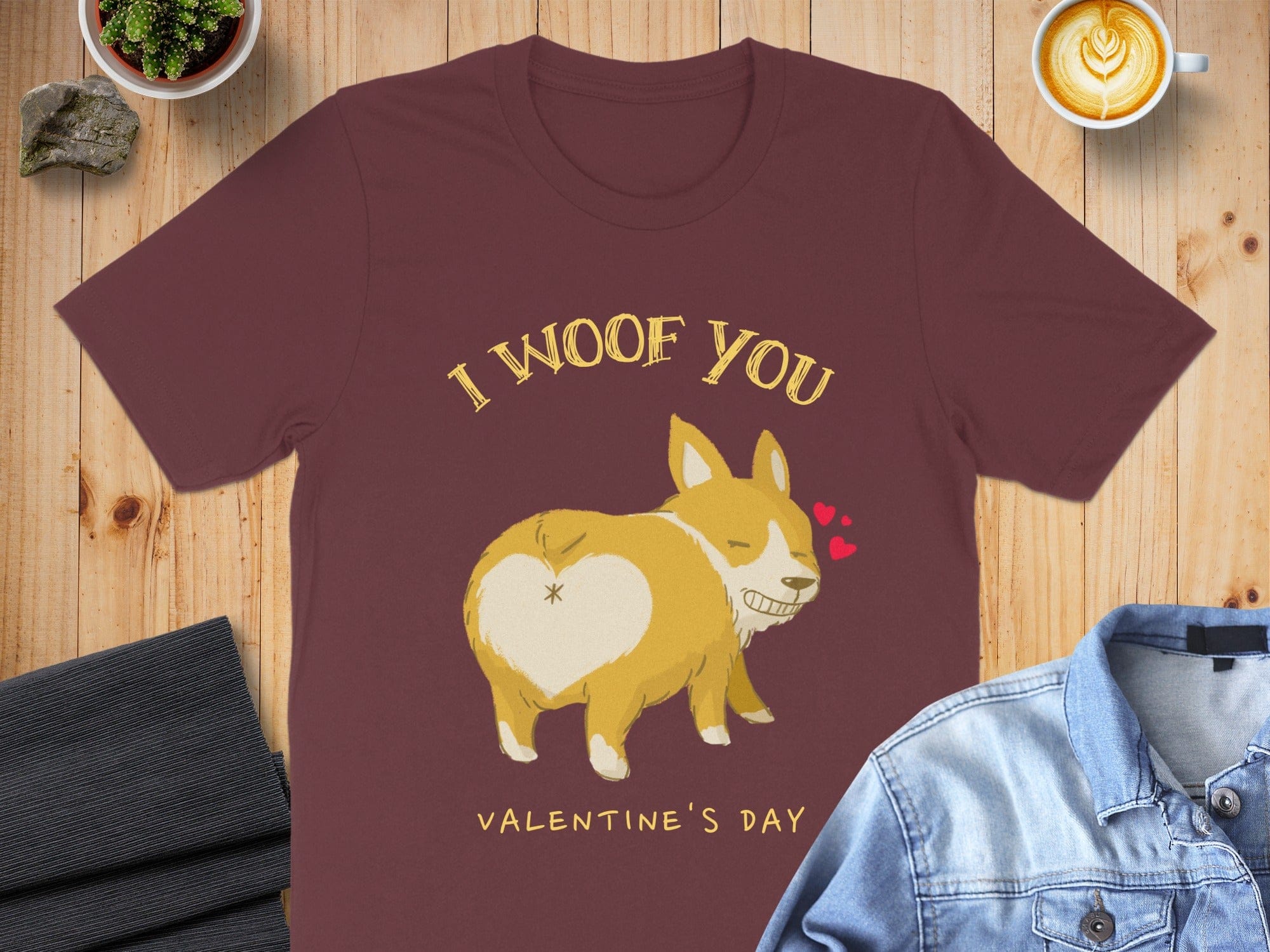 I Woof You Valentine's Day Graphic T-Shirt