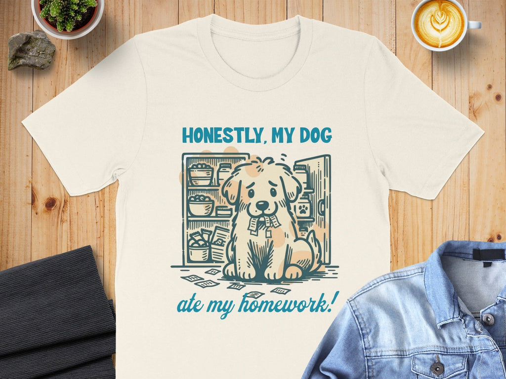Honestly My Dog Ate My Homework T-shirt