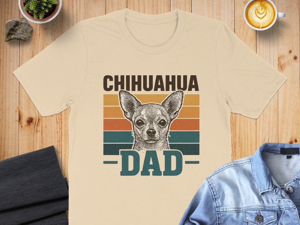 Chihuahua Dad Graphic Tee Perfect Gift