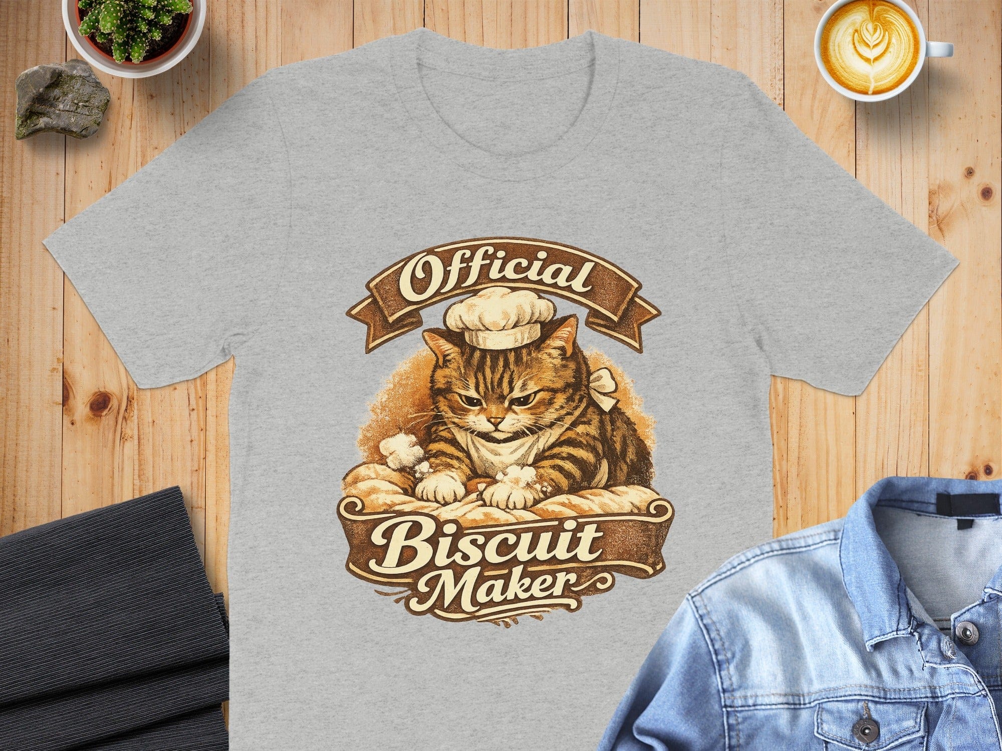 Official Biscuit Maker Cat Design Shirt
