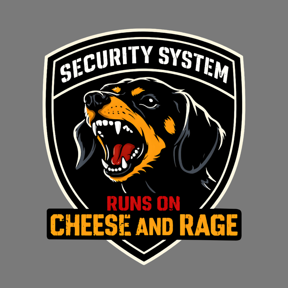 Security System Runs On Cheese And Rage product