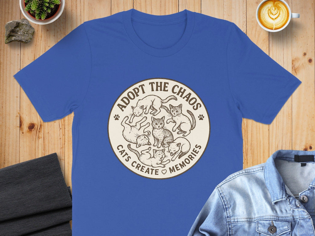 Adopt the Chaos Cats Create Memories Shirt