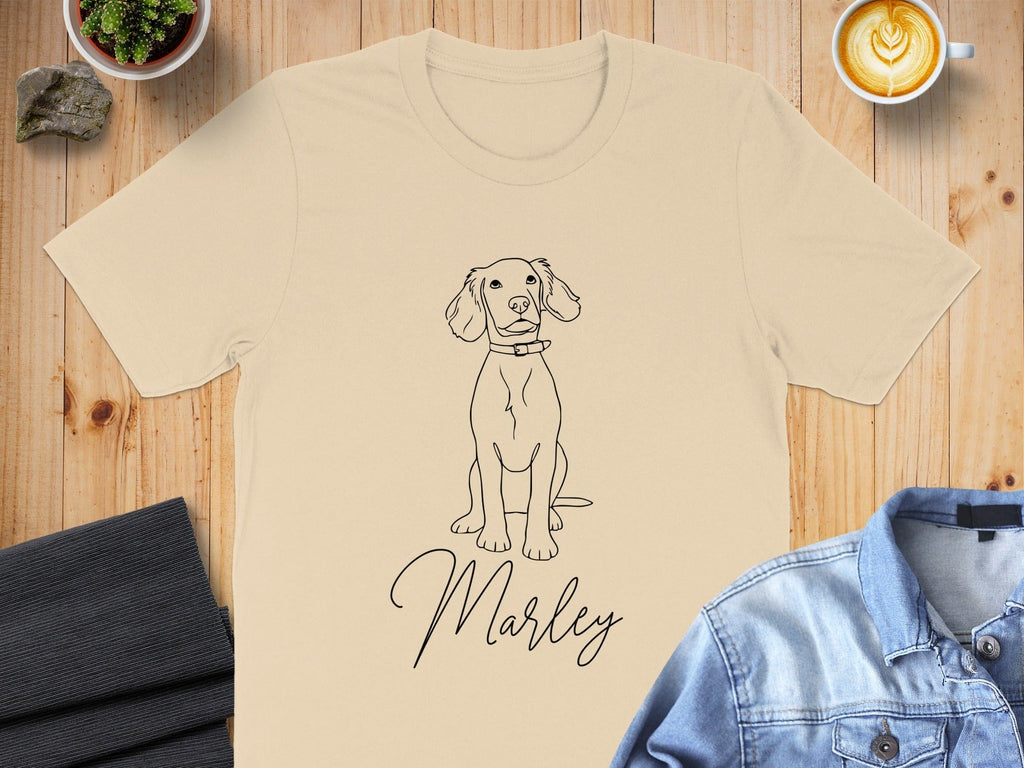Adorable Marley Dog Graphic Tee Perfect Gift