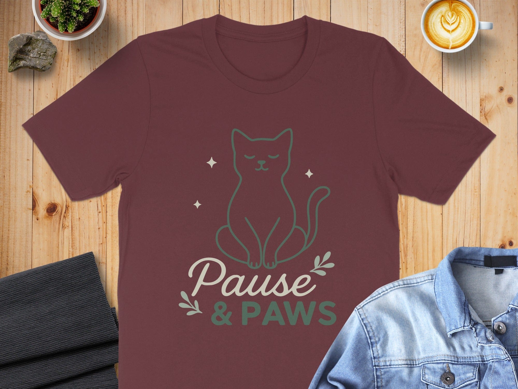 Pause & Paws Cat Lover Graphic Tee product