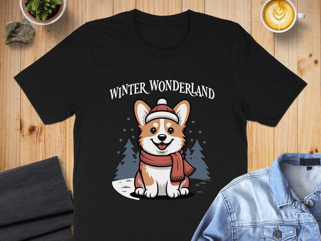 Winter Wonderland Cute Dog T-Shirt