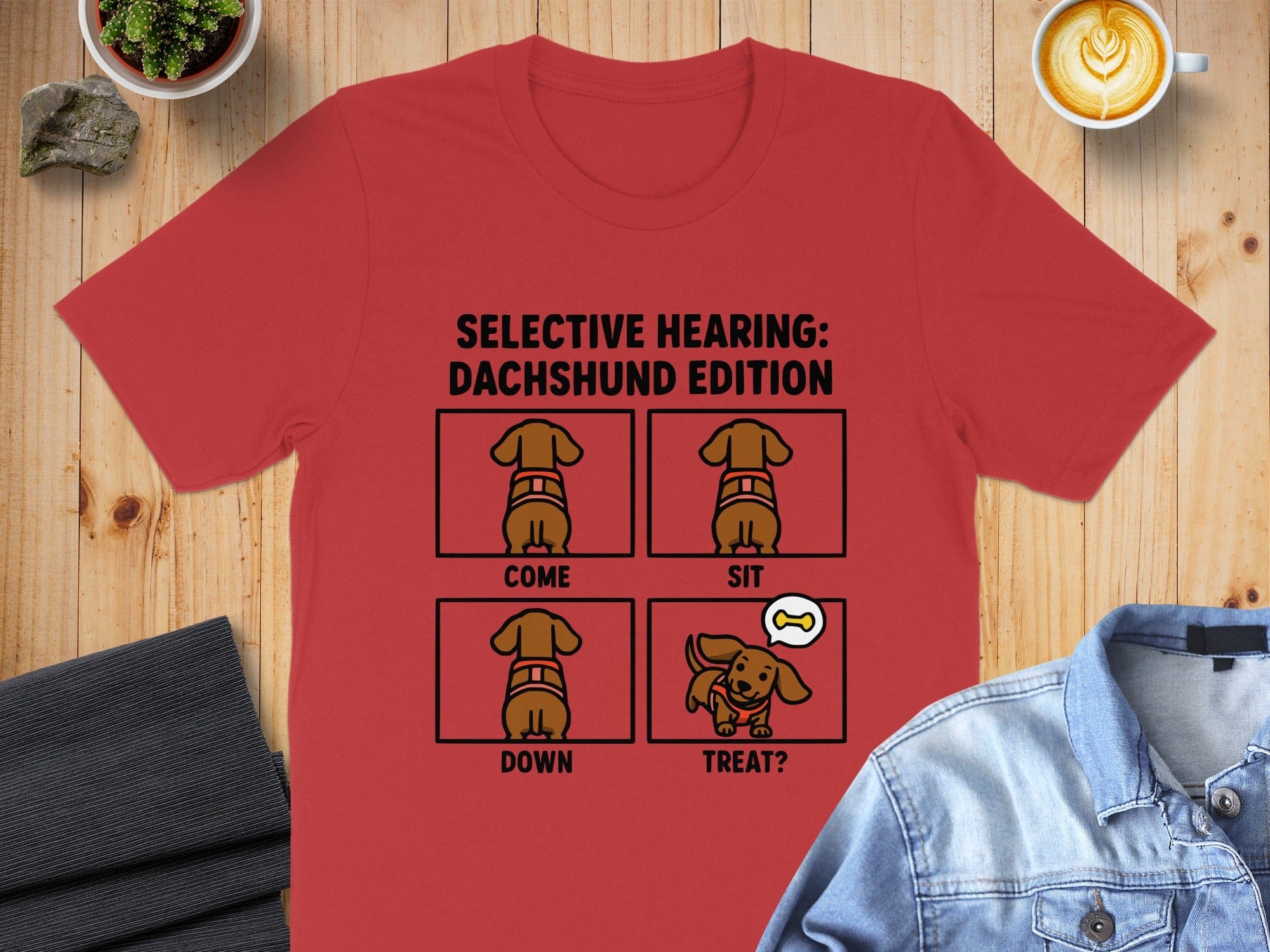 Selective Hearing Dachshund Edition T-shirt product