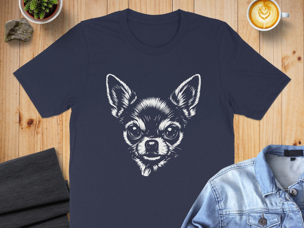 Cute Chihuahua Sketch Graphic T-Shirt