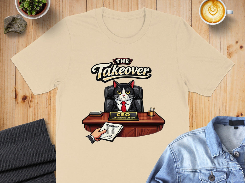 The Takeover Cat Executive Officer CEO T-shirt Product