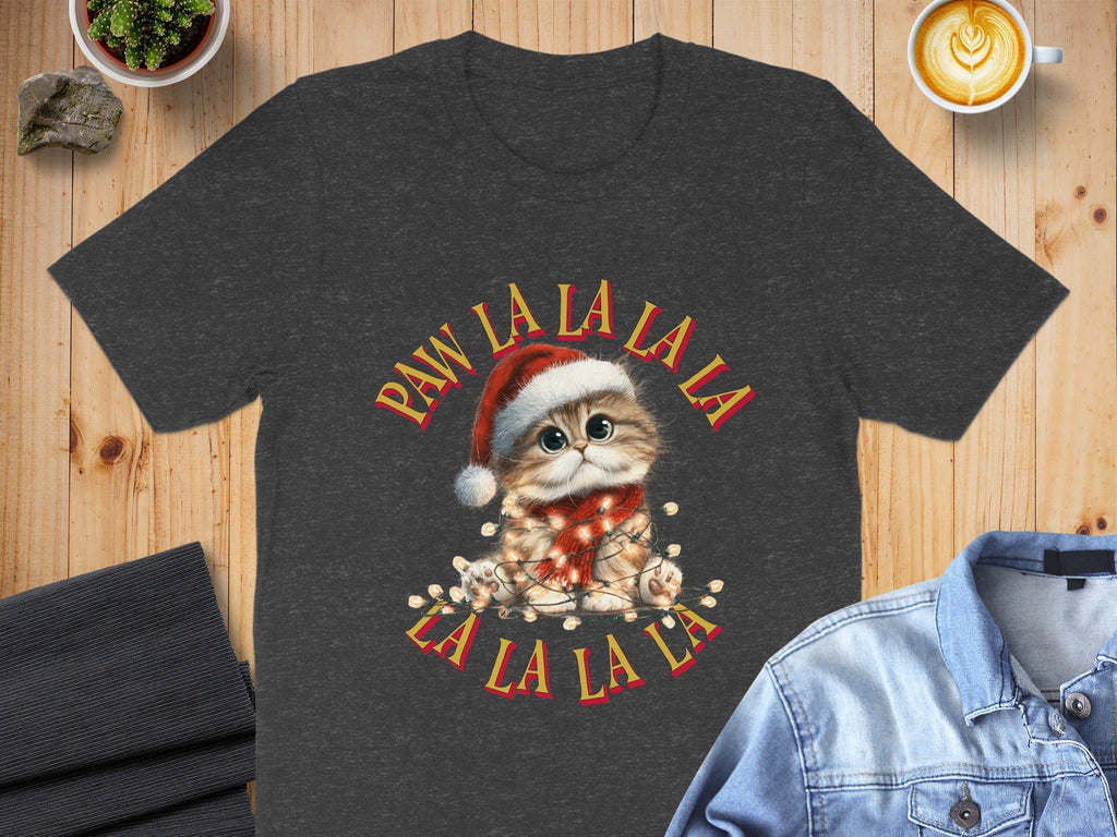 Paw La La La La La La La La Cat Christmas Shirt