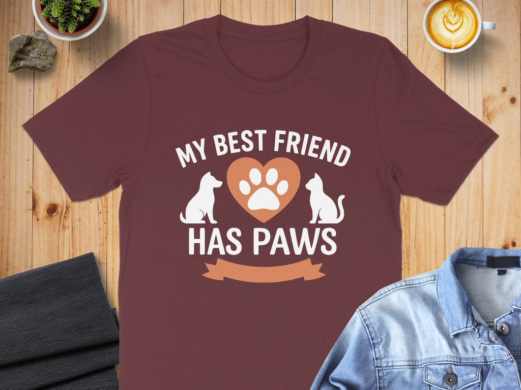 My Best Friend Has Paws Graphic T-Shirt
