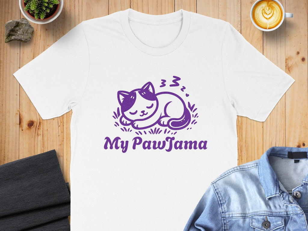 My PawJama Cat Design T-shirt Plaque and Gift