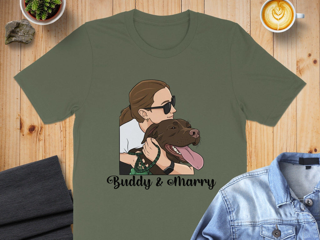 Custom Buddy and Marry Dog Lovers Gift Shirt