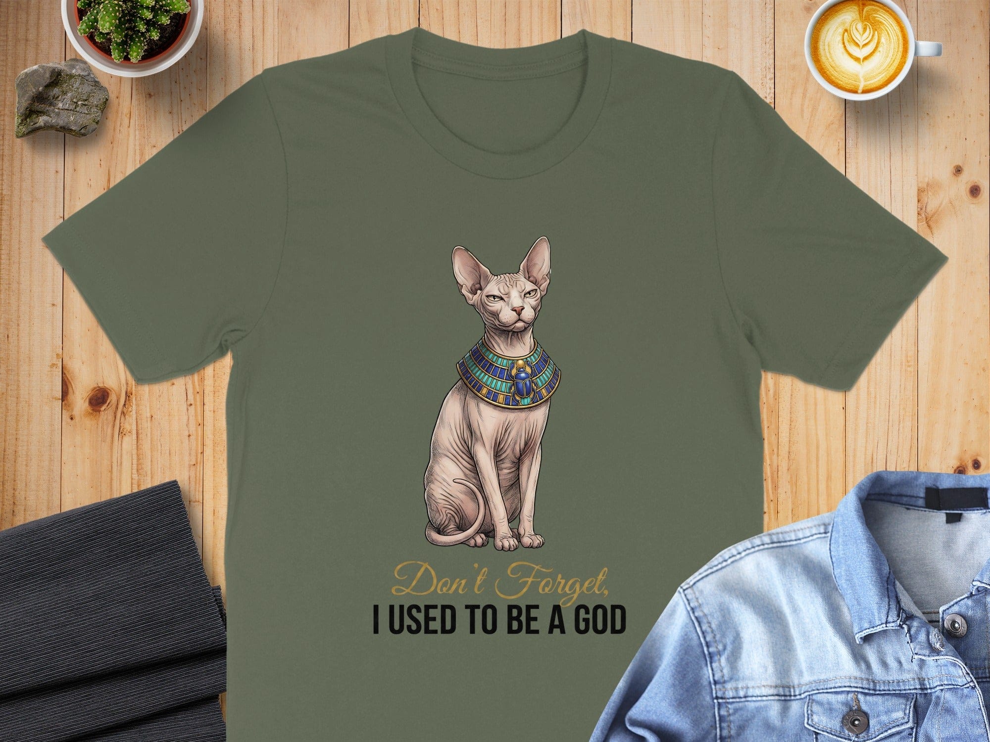 Forget God Sphynx Cat T-Shirt