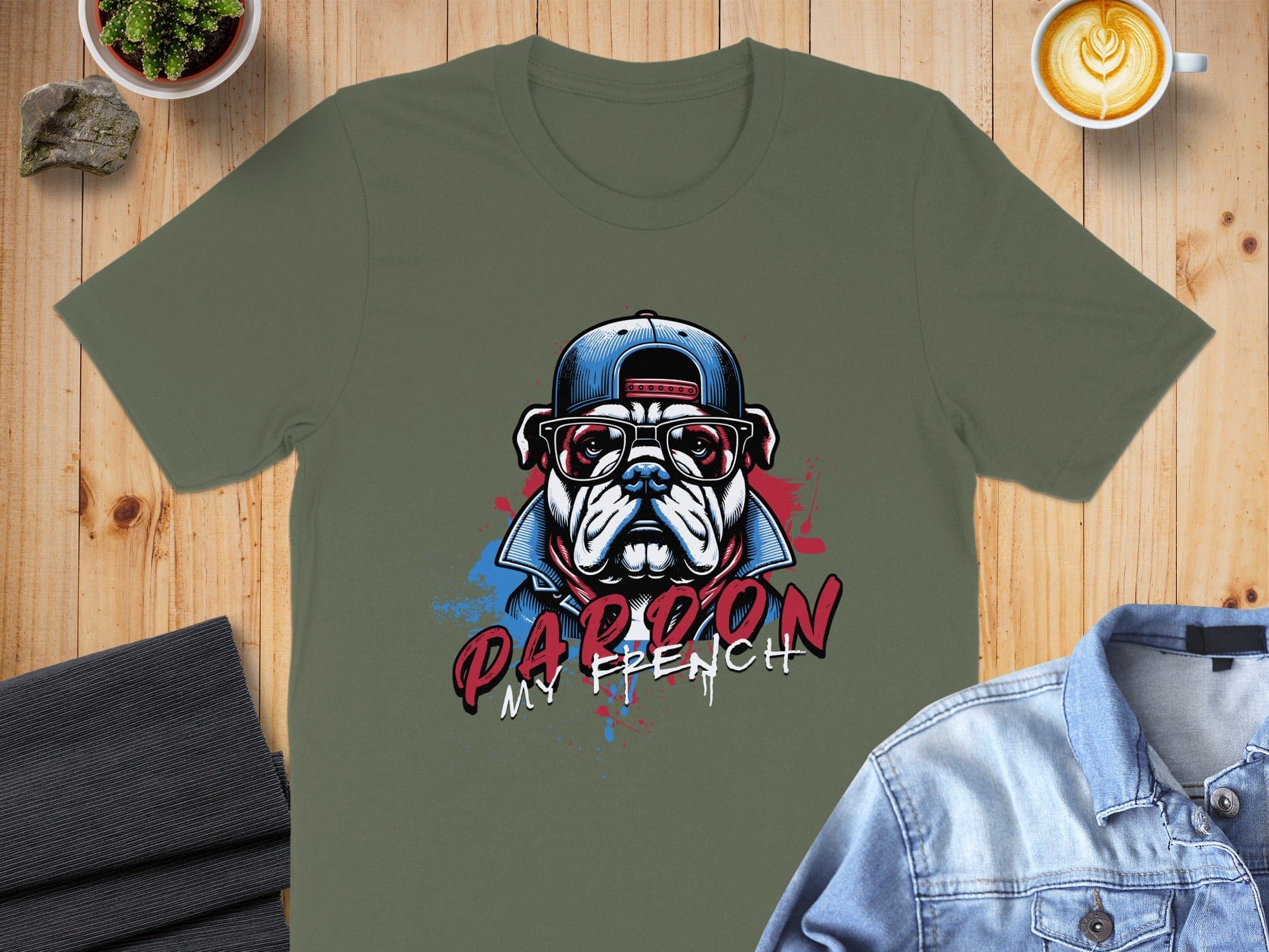 Pardon My French Bulldog Graphic T-Shirt