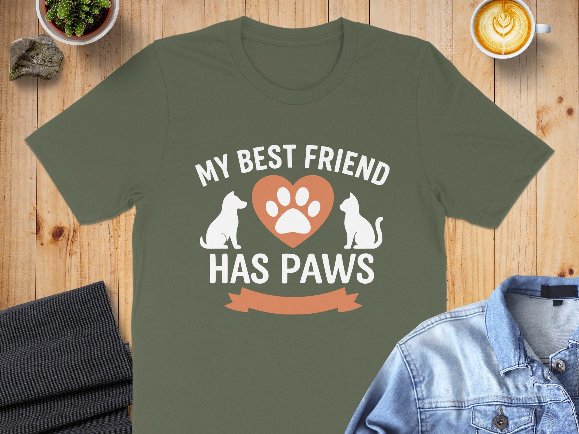 My Best Friend Has Paws Graphic T-Shirt