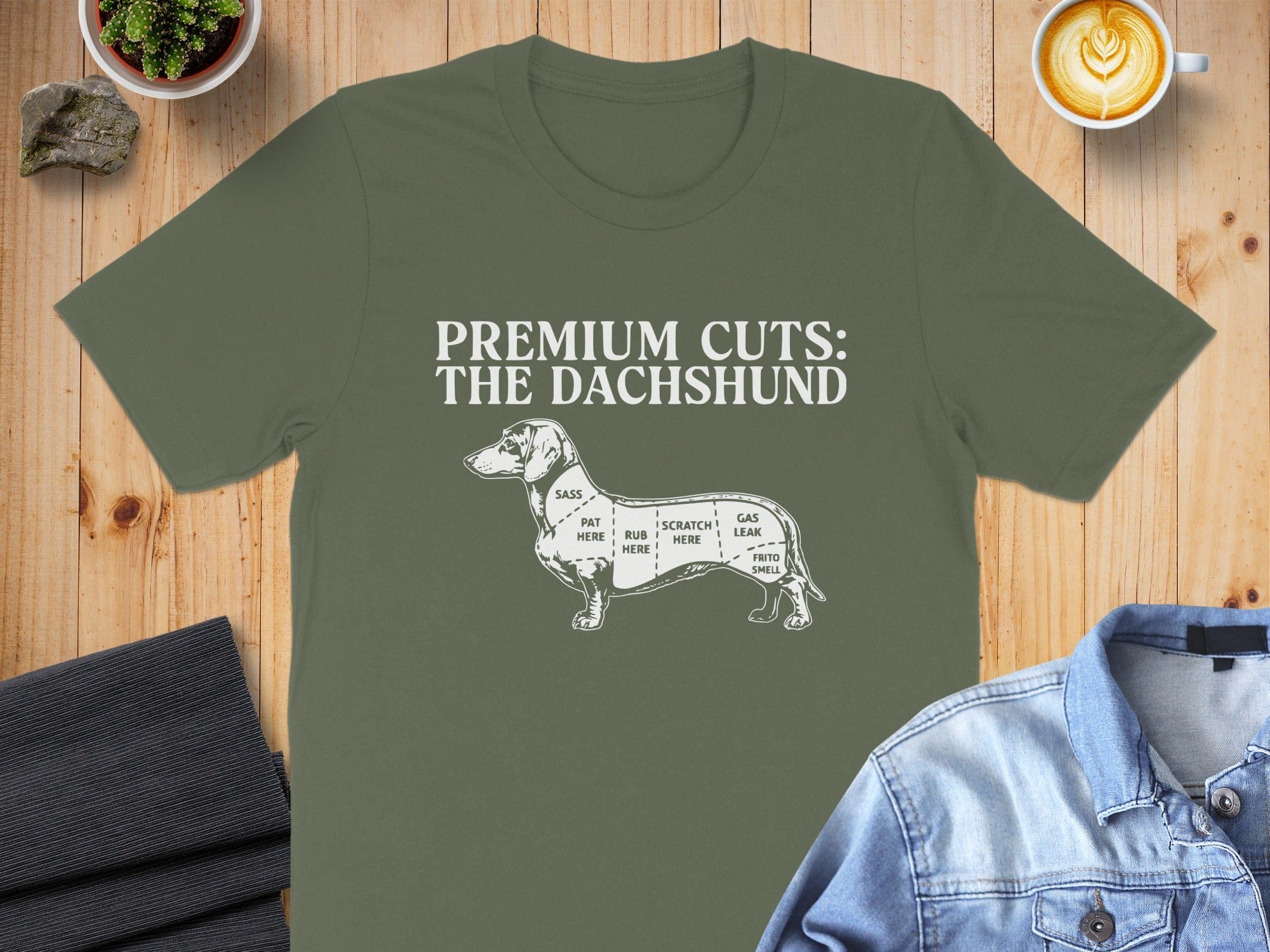 Premium Cuts The Dachshund Graphic Tee