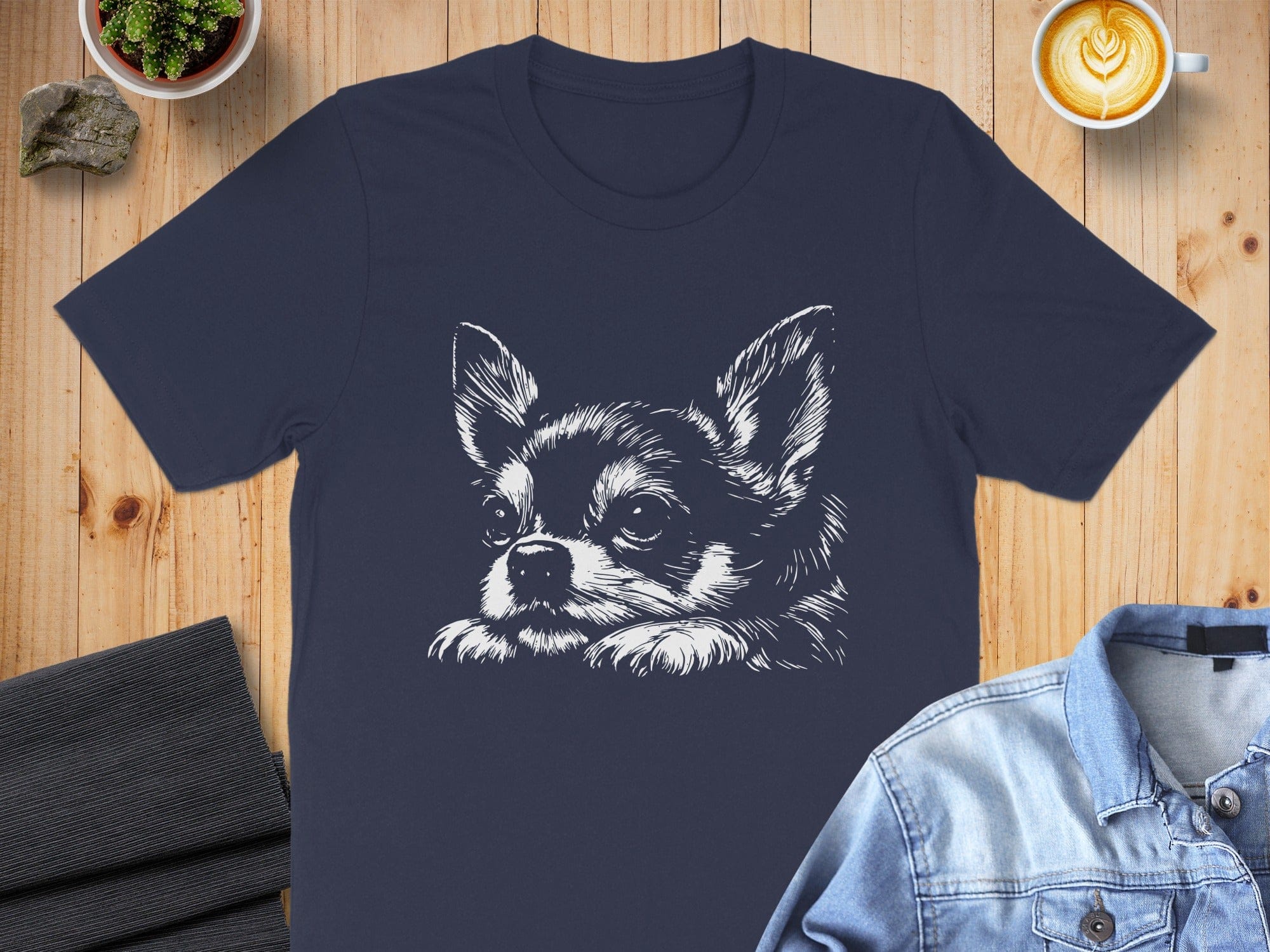 Adorable Chihuahua Dog Art T-Shirt Perfect Gift Item