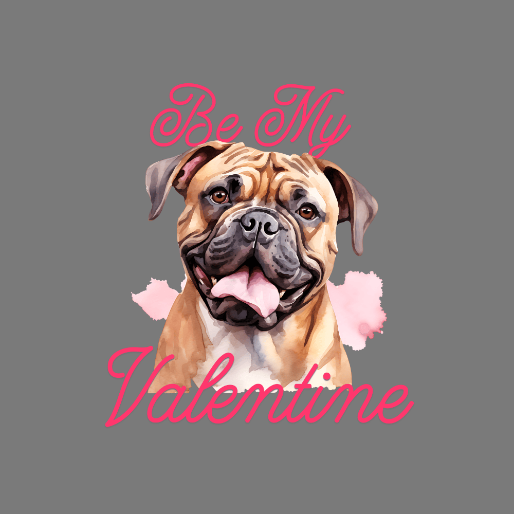Be My Valentine Bulldog Design Valentine's Day Product