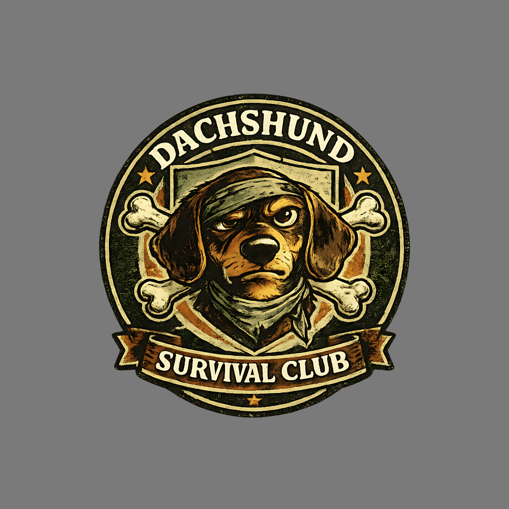 Dachshund Survival Club Dog Lovers Graphic Tee
