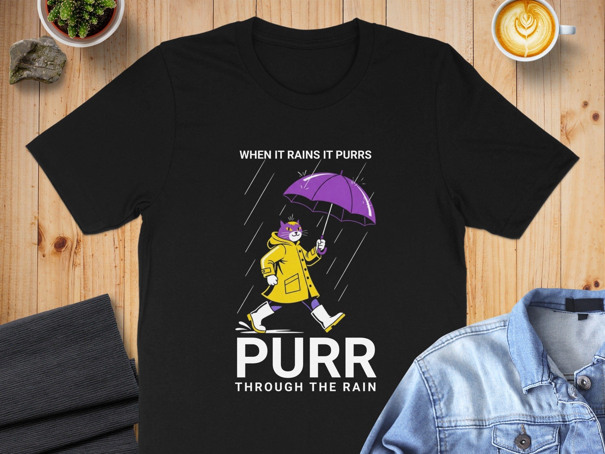 When It Rains It Purrs Through The Rain product
