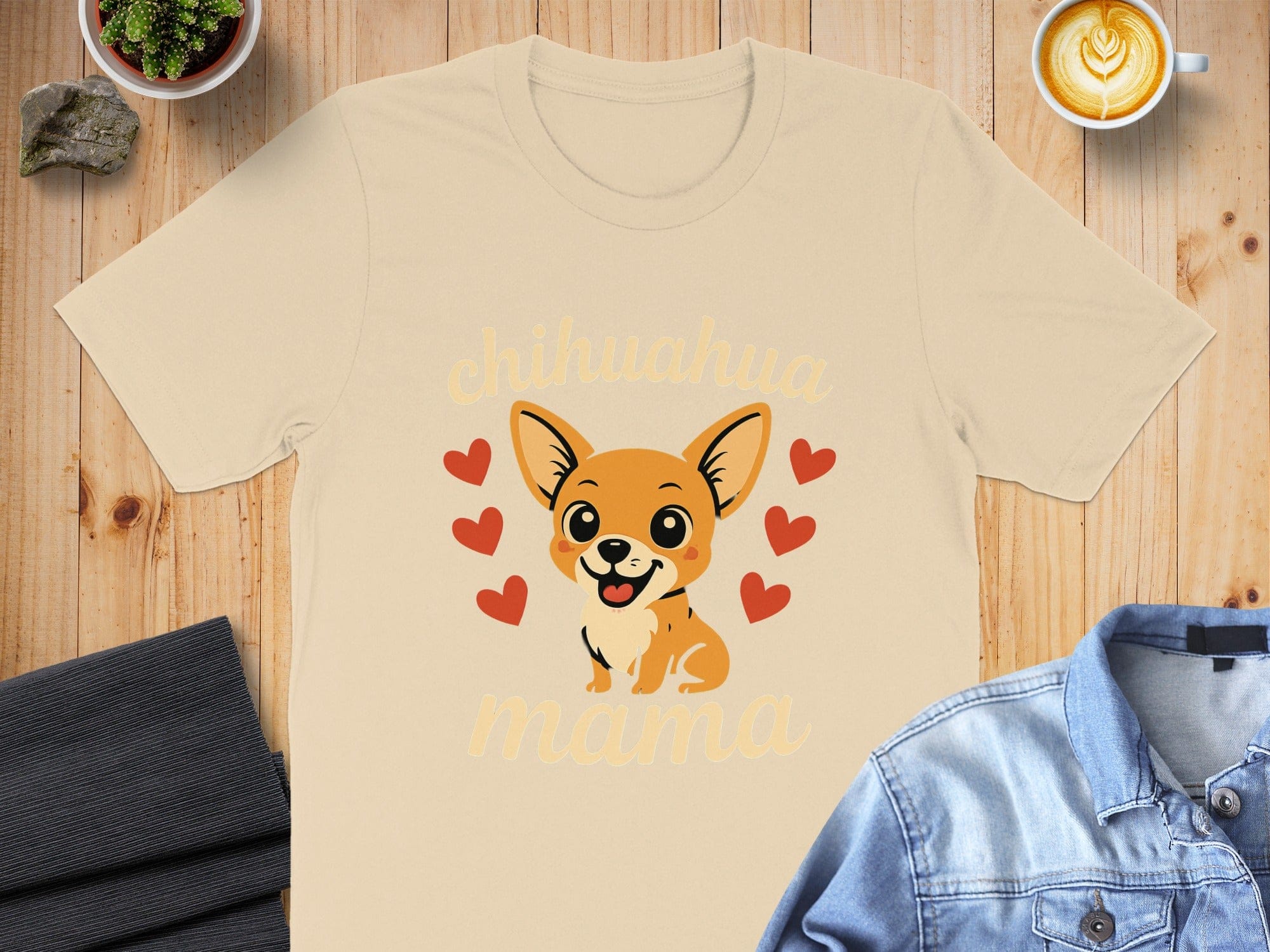 Chihuahua Mama Adorable Dog Graphic T-Shirt