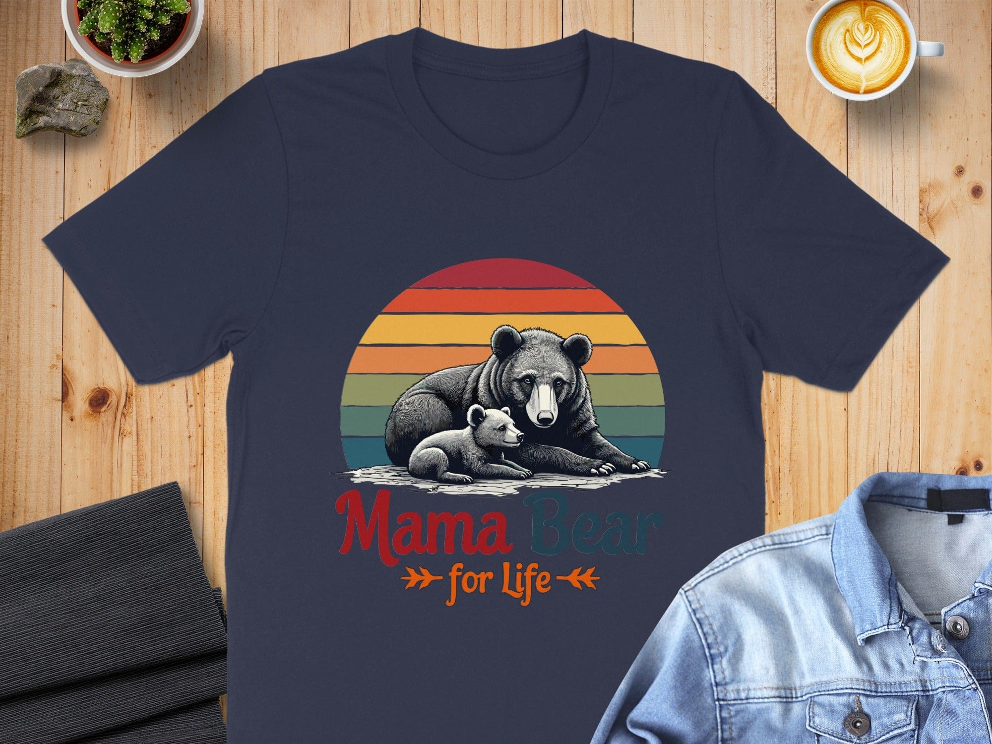 Mama Bear for Life Graphic T-Shirt