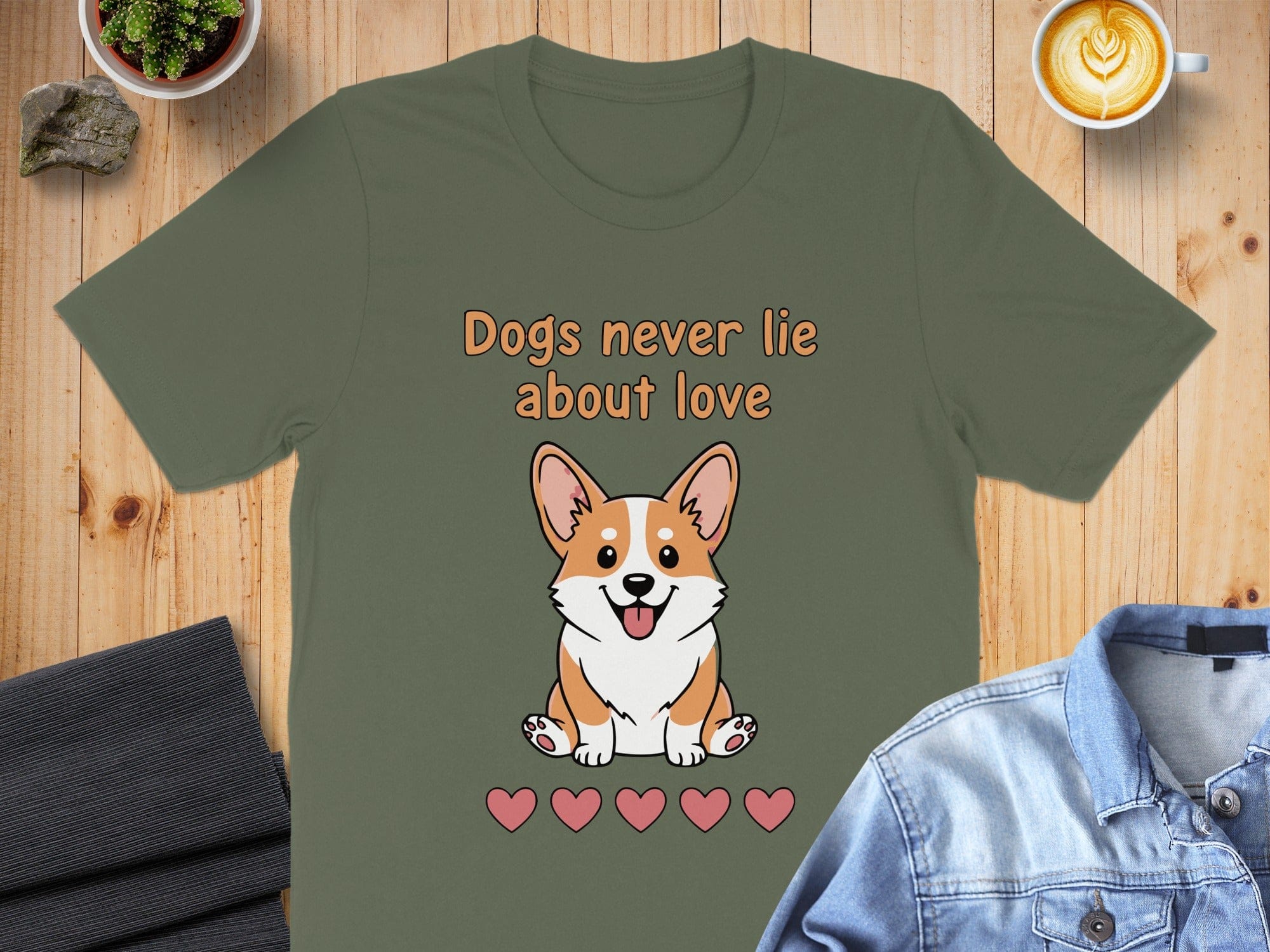 Dogs Never Lie About Love Graphic T-shirt