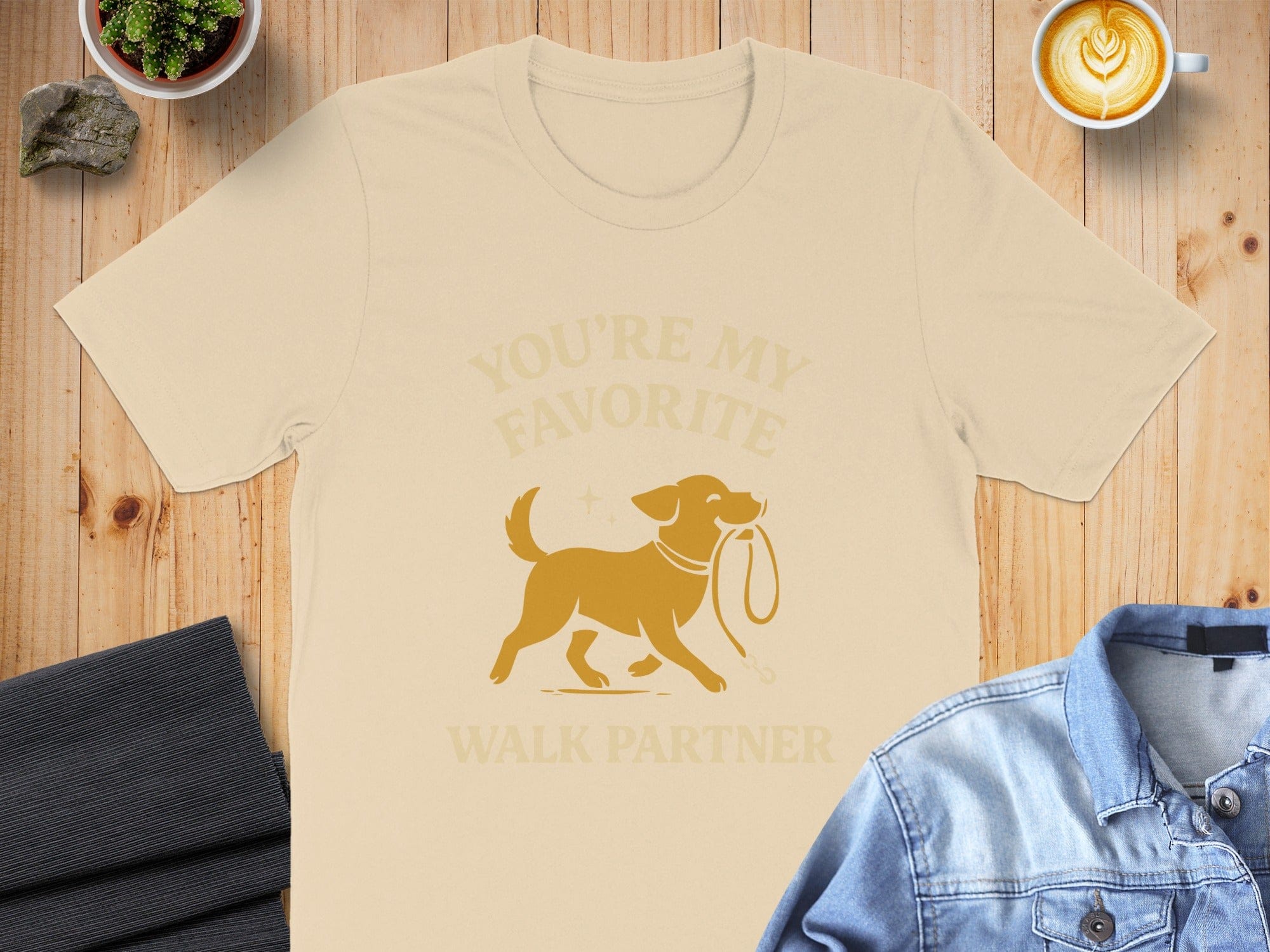 You're My Favorite Walk Partner Printed T-Shirt