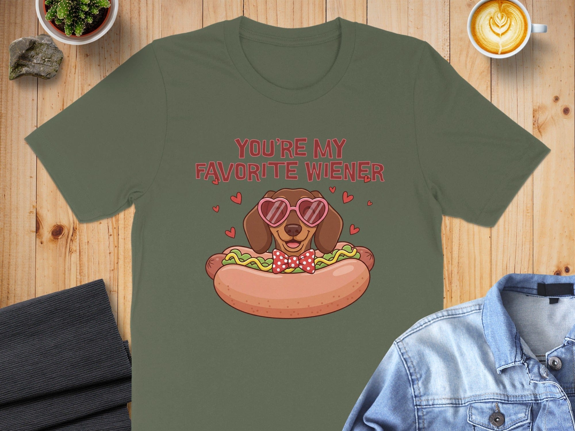You're My Favorite Wiener Funny Dog Lover T-shirt