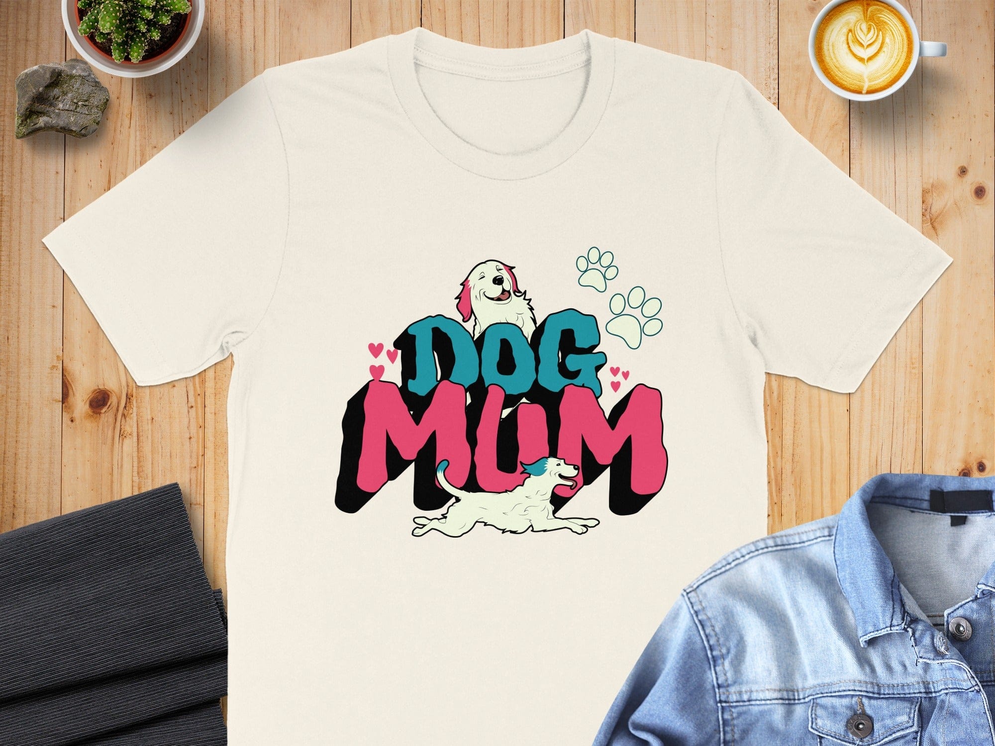 Dog Mum Graphic Tee for Pet Lovers
