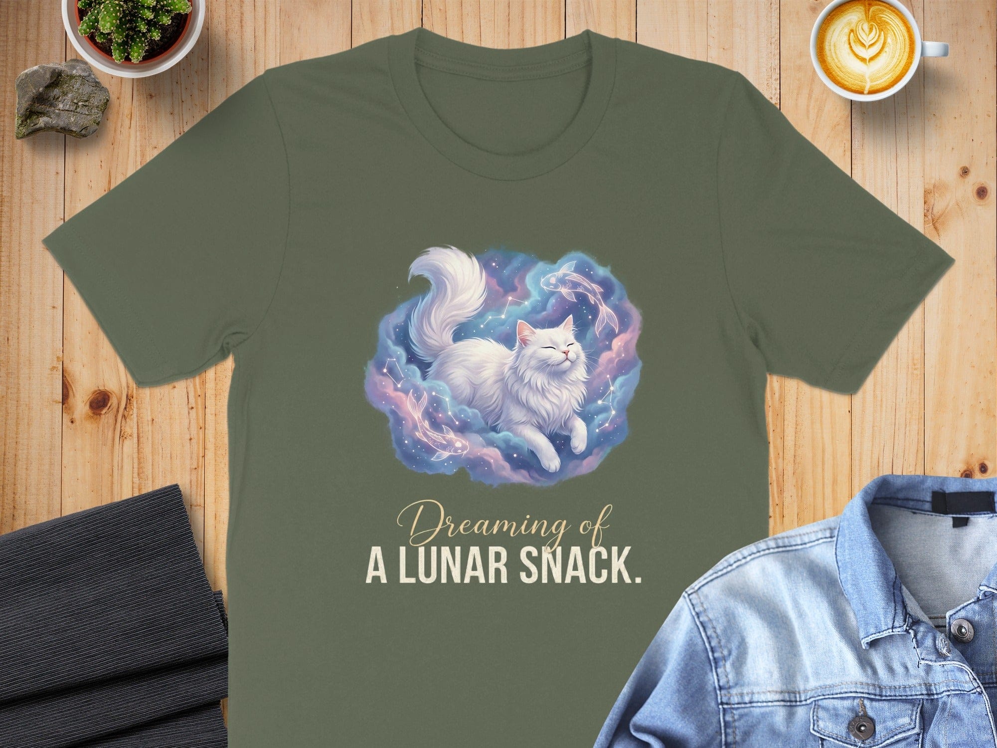 Dream Lunar Snack Cat T-Shirt