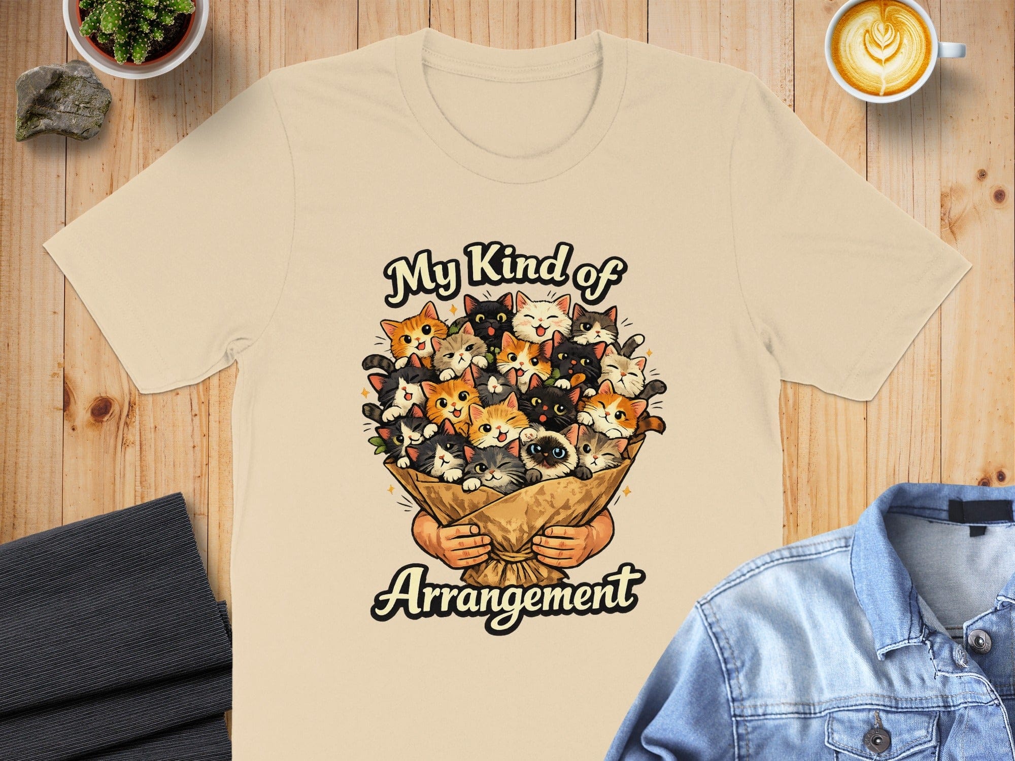 My Kind of Arrangement Cute Cats Graphic Shirt