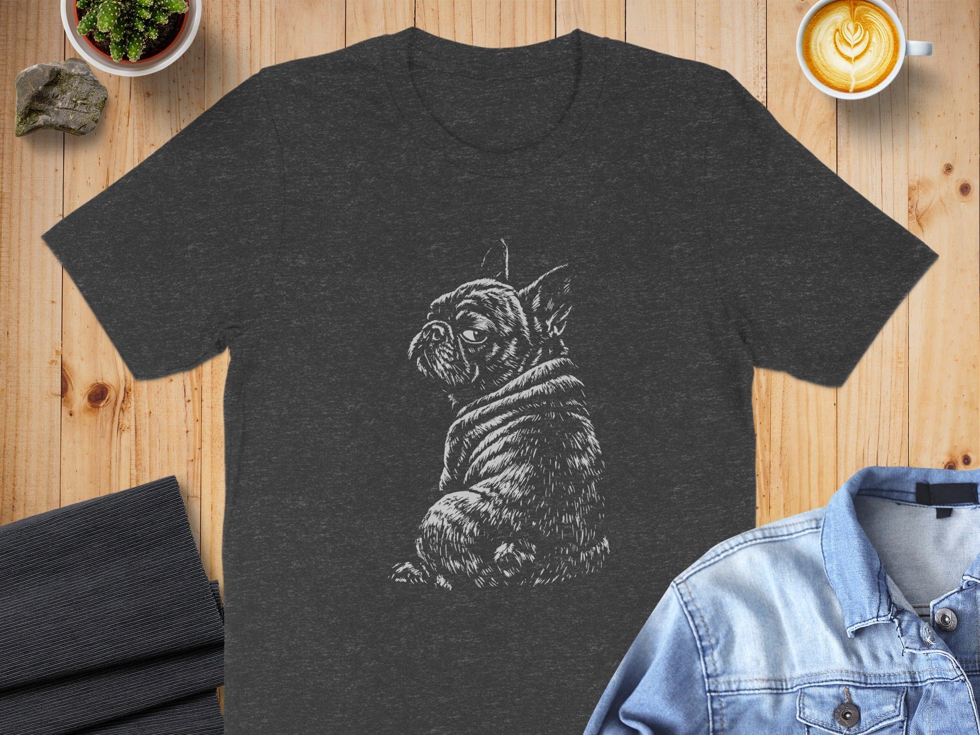 Adorable French Bulldog Graphic Tee for Dog Lovers