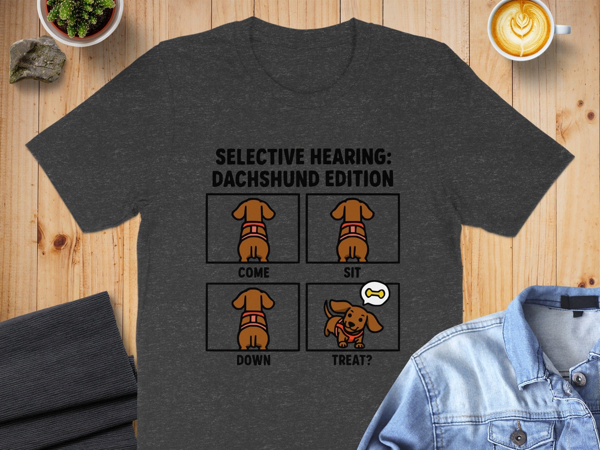 Selective Hearing Dachshund Edition Funny T-Shirt