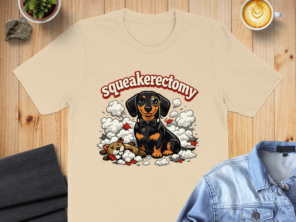 Funny Squeakerectomy Dachshund Dog Lover T-Shirt