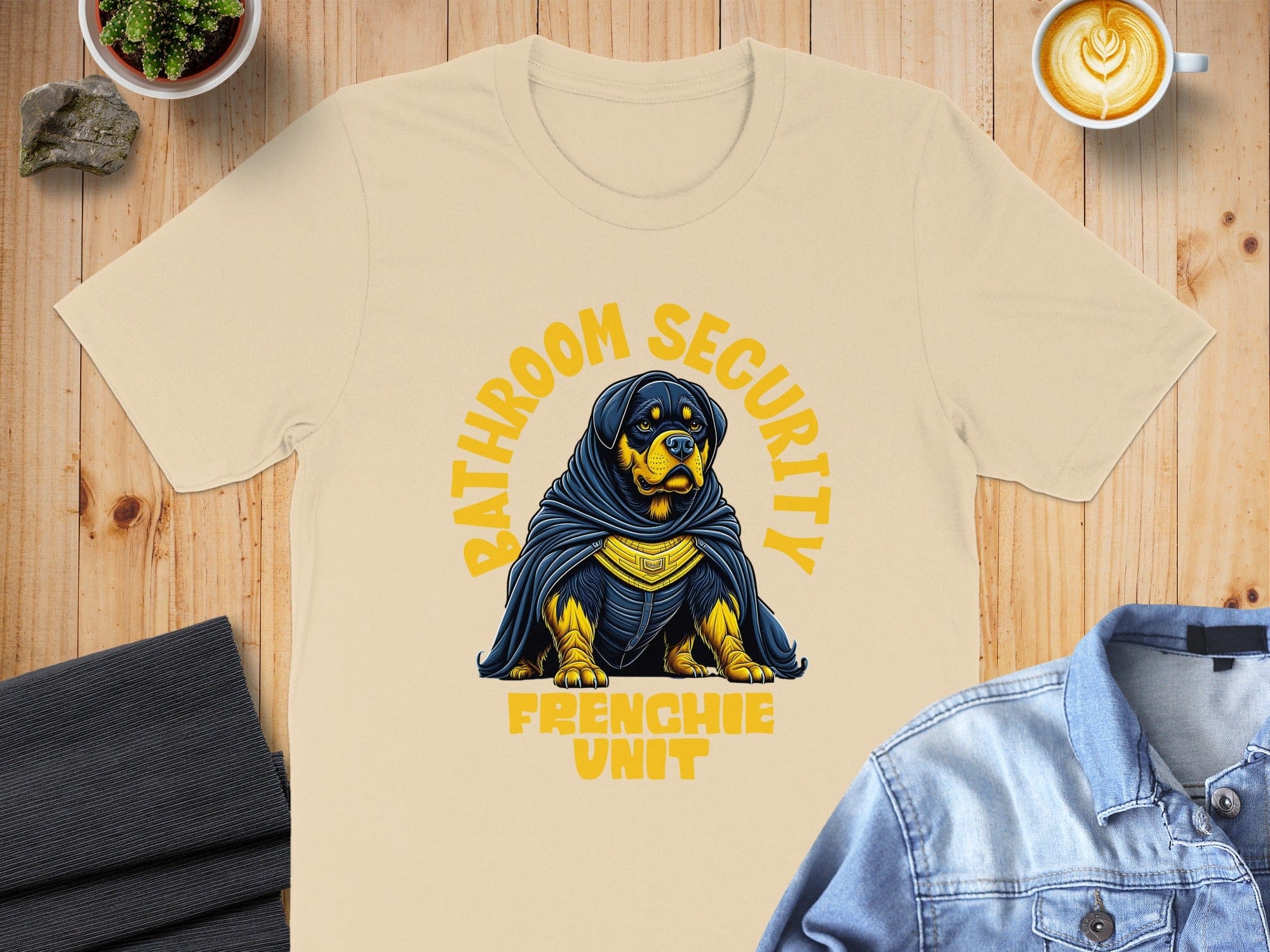 Bathroom Security Frenchie Unit Graphic T-shirt
