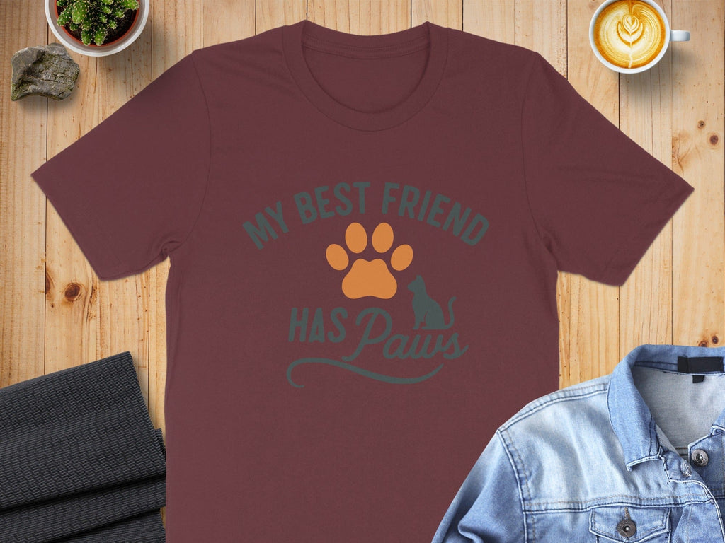 My Best Friend Has Paws Graphic Shirt