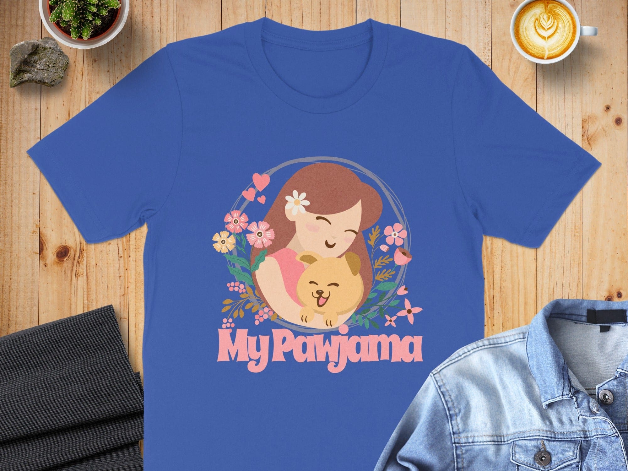 My Pawjama Cute Dog and Girl T-shirt