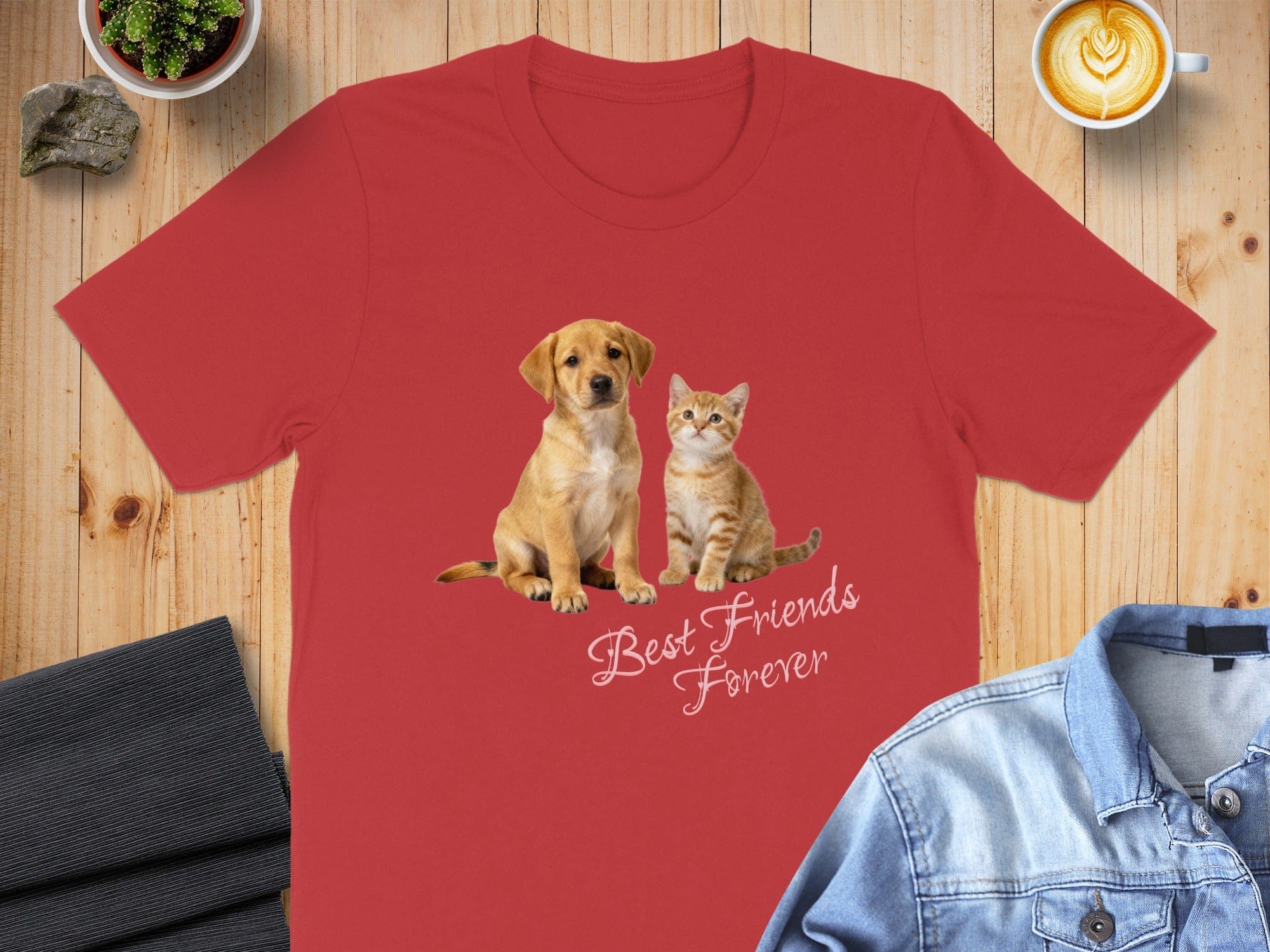 Best Friends Forever Puppy and Kitten Tee