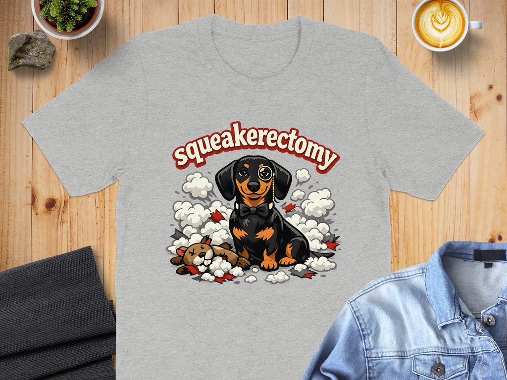 Adorable Squeakerectomy Dog Print Tee Shirt Product